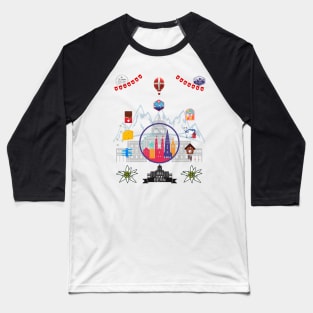 Switzerland lover Baseball T-Shirt